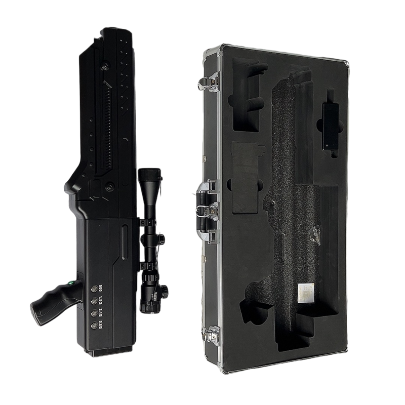  京口手持便携式枪型低空防御反制四通道A型